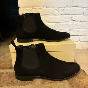 M. Gemi black booties